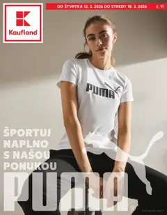 Kaufland SK - Kaufland SK szórólap PUMA megtekintése, amely érvényes 2026.03.12.-től