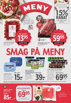 Eksempel på tilbudsavis Tilbudsavis fra butik Meny gyldig fra 13/02/2026