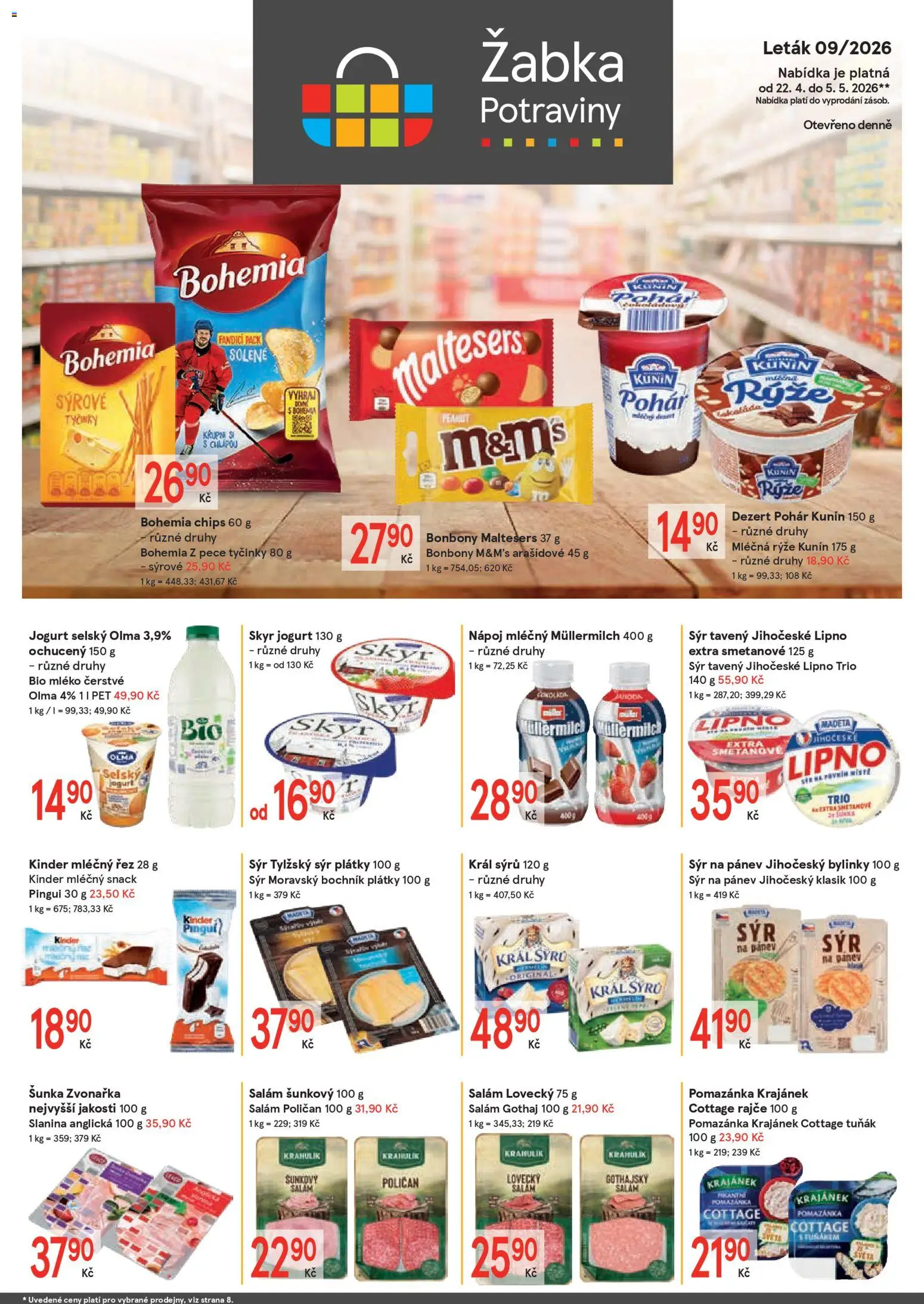 Náhled nabídky: Žabka Žabka leták platný od 22.04.2026