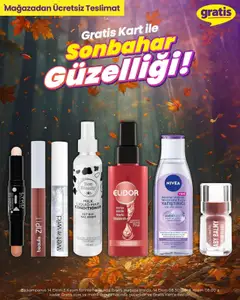 Gratis Gratis Kart ile Sonbahar Güzelliği 14.10.2025 - Broşürünün önizlemesi