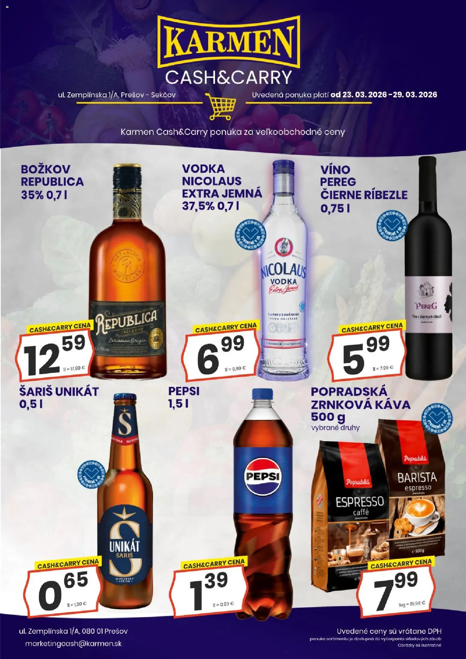 Náhľad KARMEN CBA letáku platného od 23.03.2026