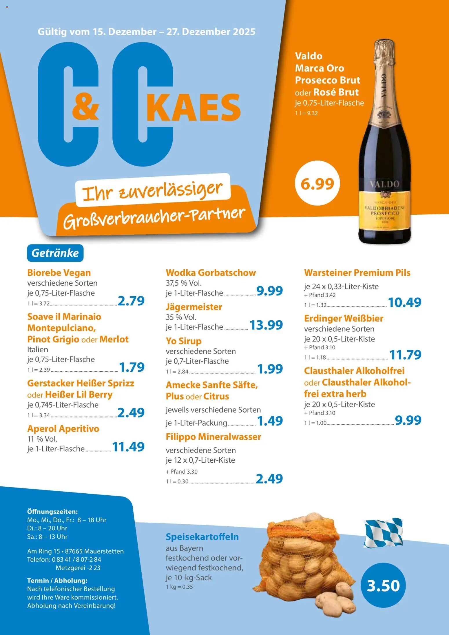 Vorschau von dem Prospekt des Geschäftes C&C, gültig ab dem 15.12.2025