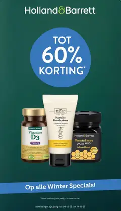 Voorbeeld van Folder van winkel Holland & Barrett geldig vanaf 08-12-2025
