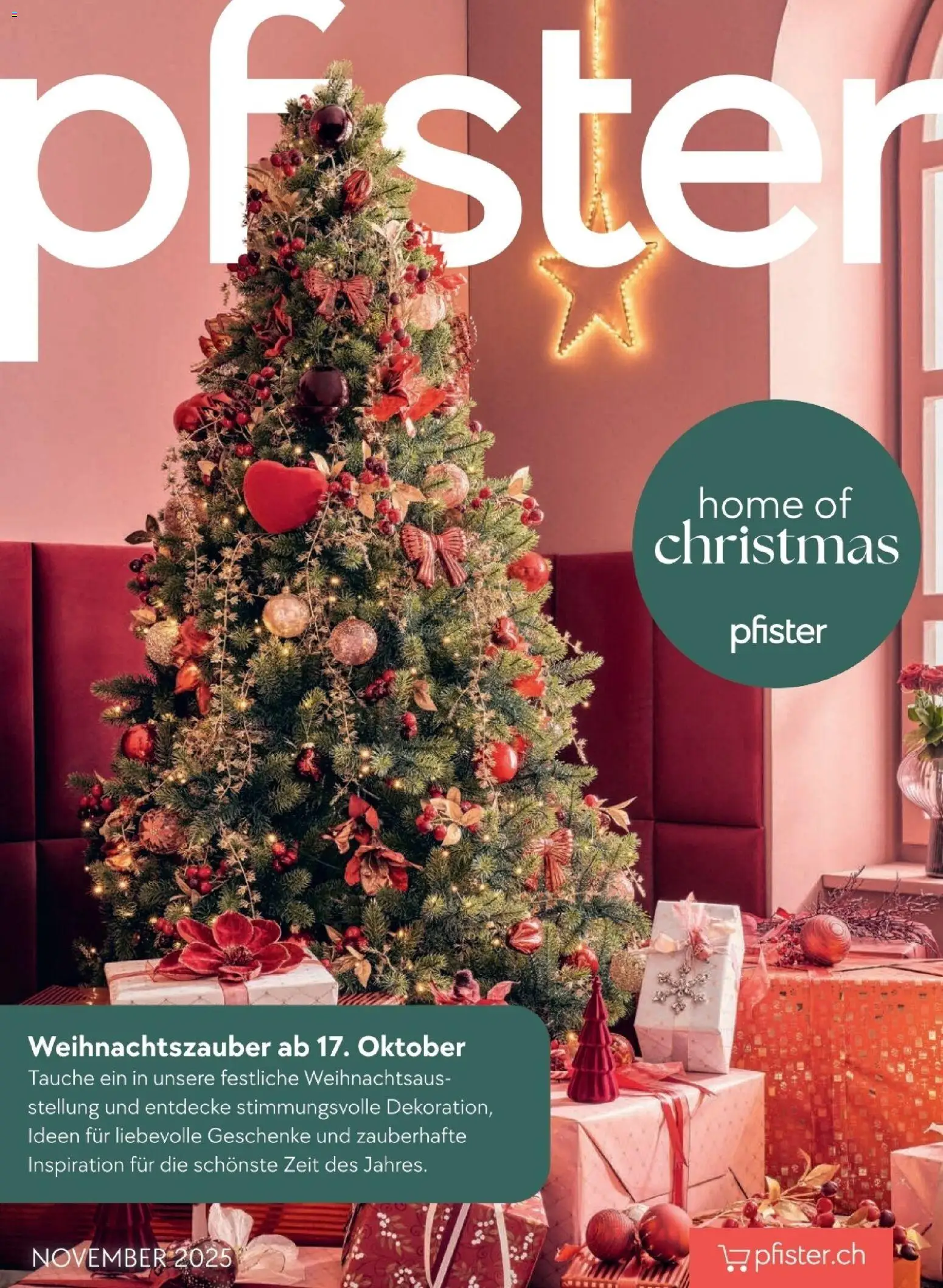 Pfister Aktionen Xmas ab 17.10.2025 - Seitennummer 1