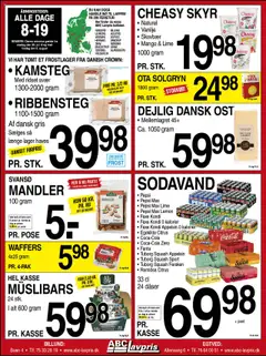 Eksempel på tilbudsavis Tilbudsavis fra butik Abc Lavpris gyldig fra 30/07/2025