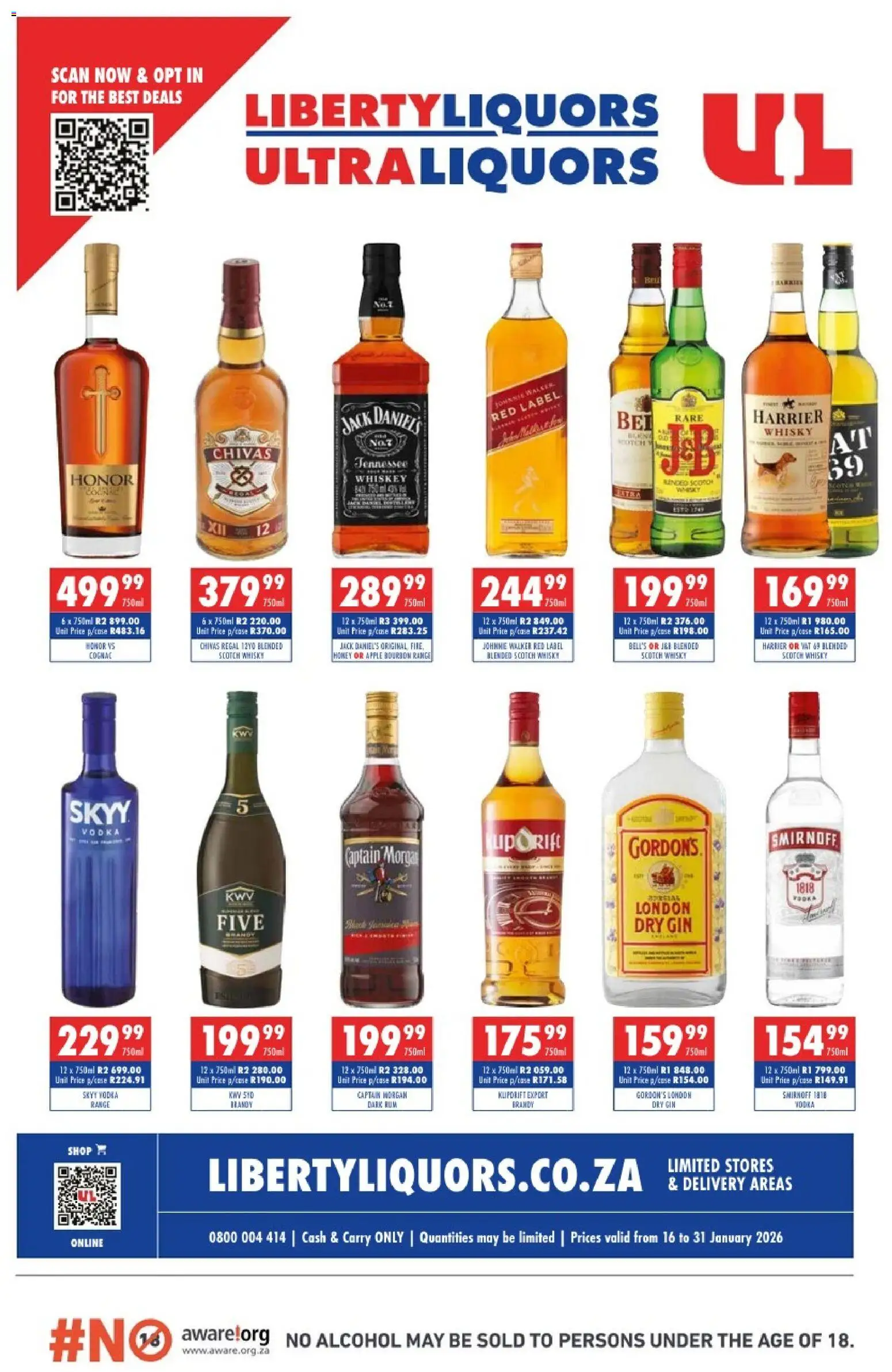 Preview of Ultra Liquors flyer valid from 16/01/2026