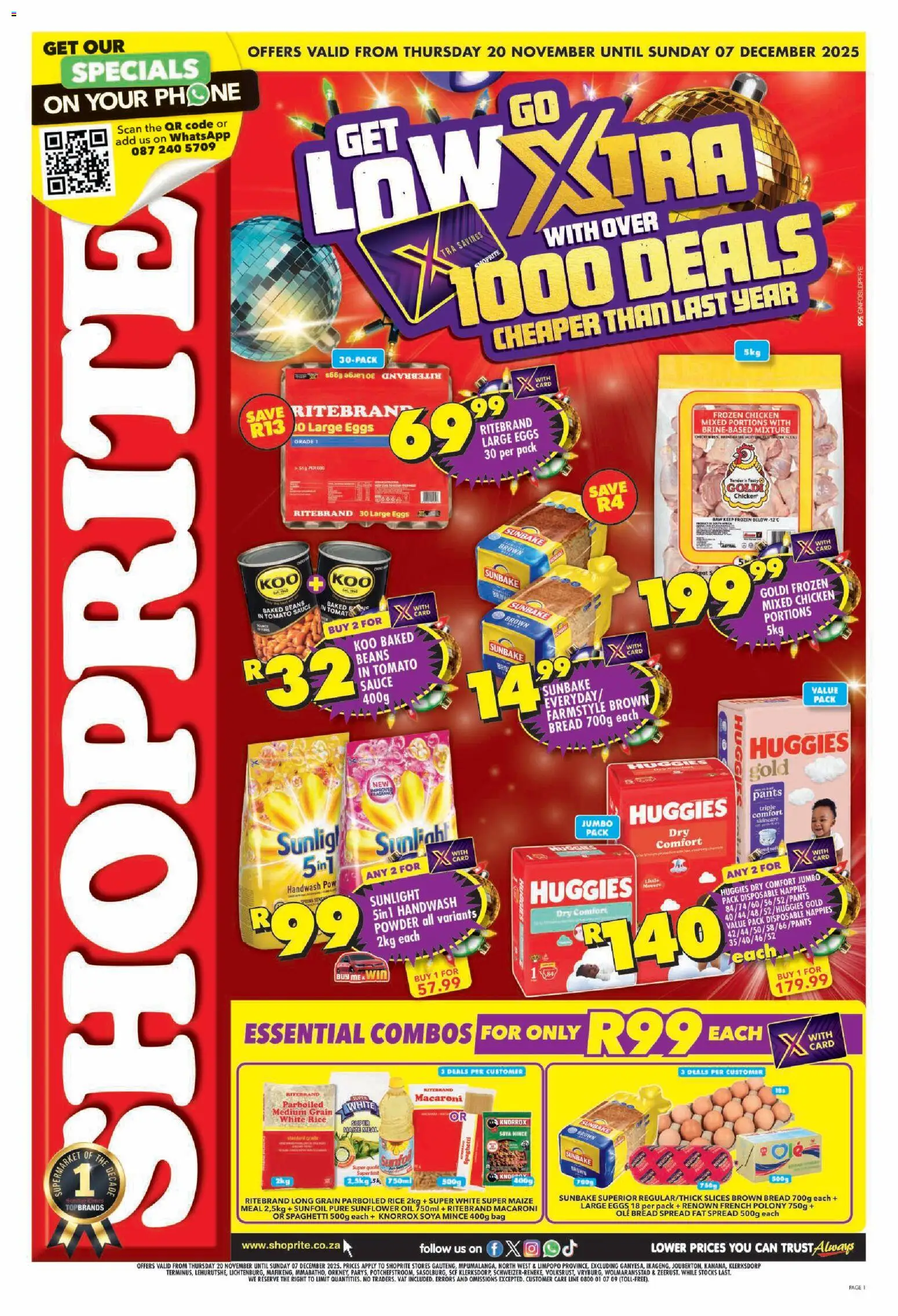 Preview of Shoprite flyer valid from 20/11/2025