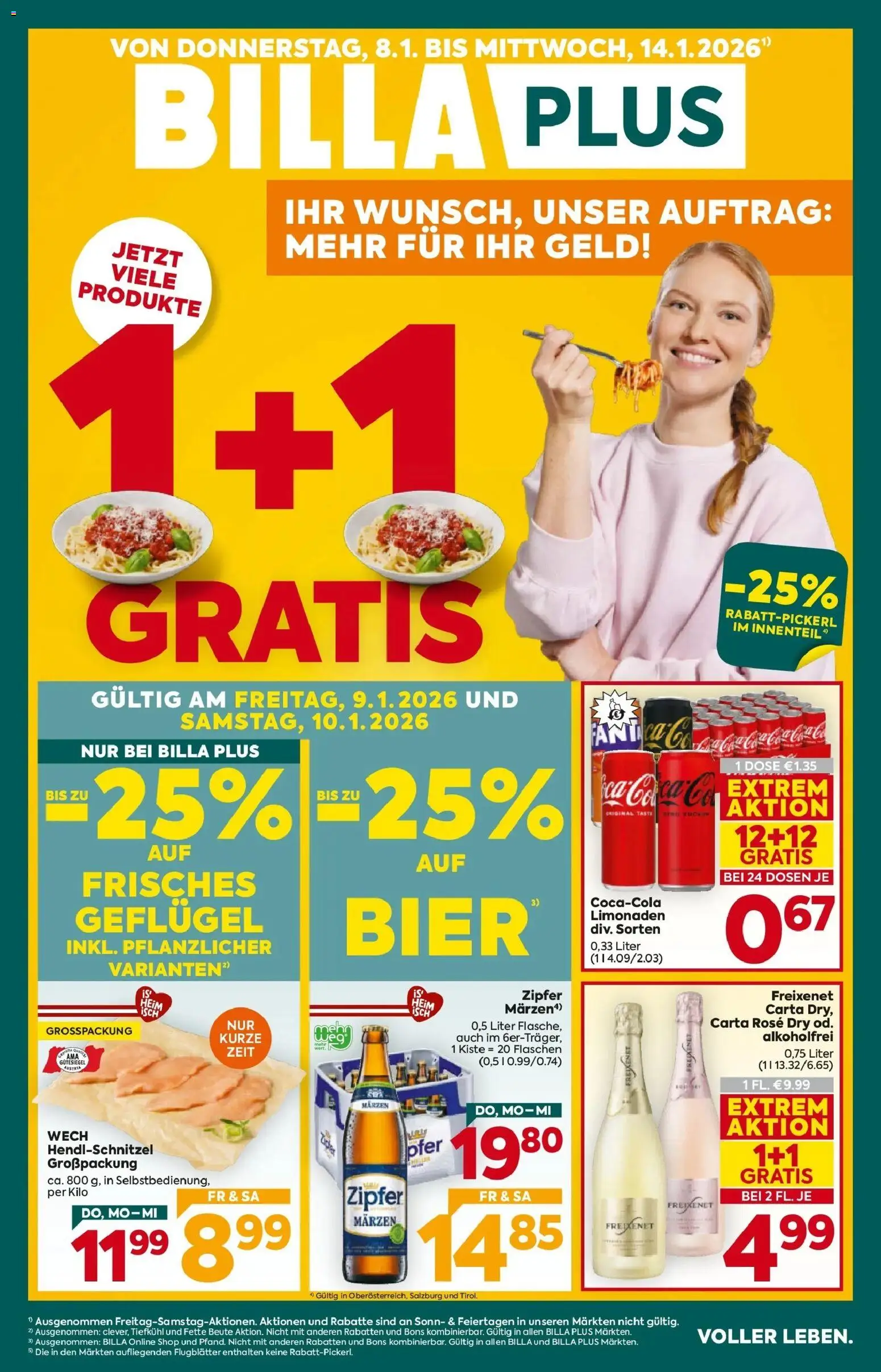 Vorschau der Angebote: Billa Plus Oberösterreich gültig ab 08.01.2026 - Bier