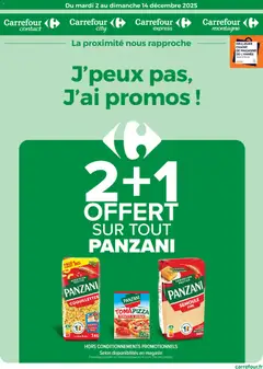 Prévisualisation de J'peux pas j'ai promo du magasin Carrefour contact formulaire valide 02/12/2025