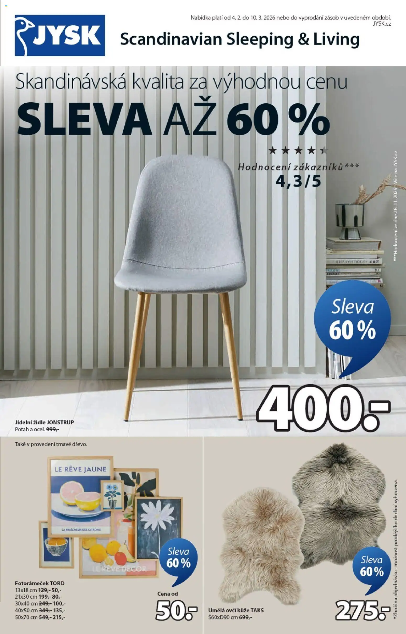 Náhled nabídky: JYSK Leták platný od 04.02.2026