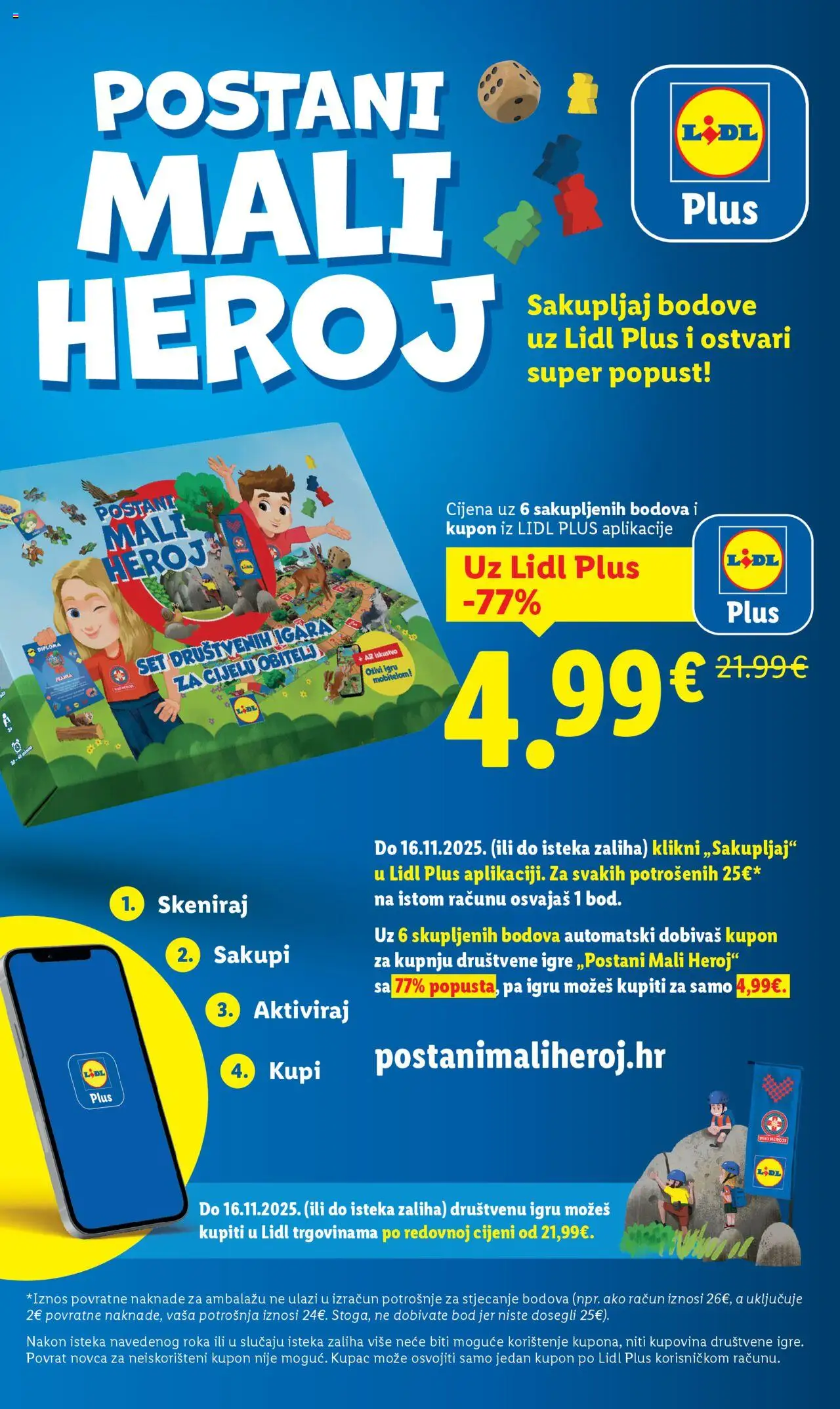 Lidl aktualni Postani Mali heroj vrijedi od 13.10.2025 - tjedna akcija broj stranice 1