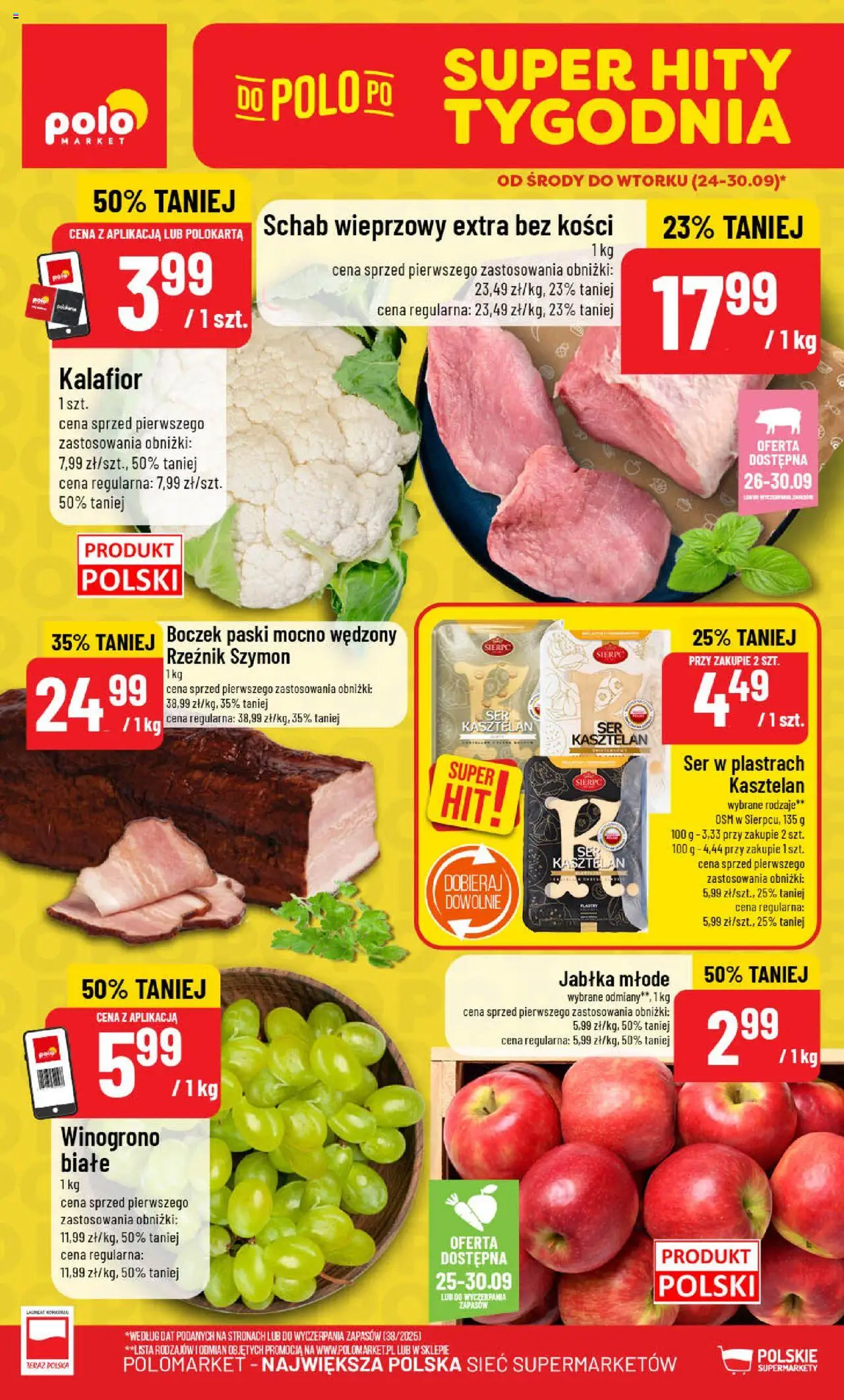 POLOmarket gazetka promocyjna (24.09.2025) - Nowa ulotka - Numer strony 1