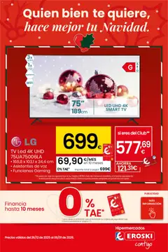Vista previa del folleto de la tienda Eroski válido desde el 26/12/2025 
