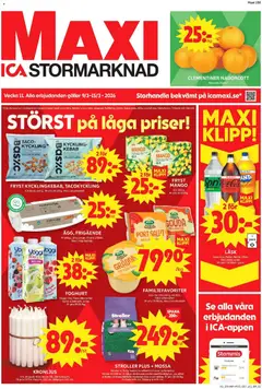 Förhandsgranska reklamblad Järfälla från butik ICA Maxi gäller från 09/03/2026