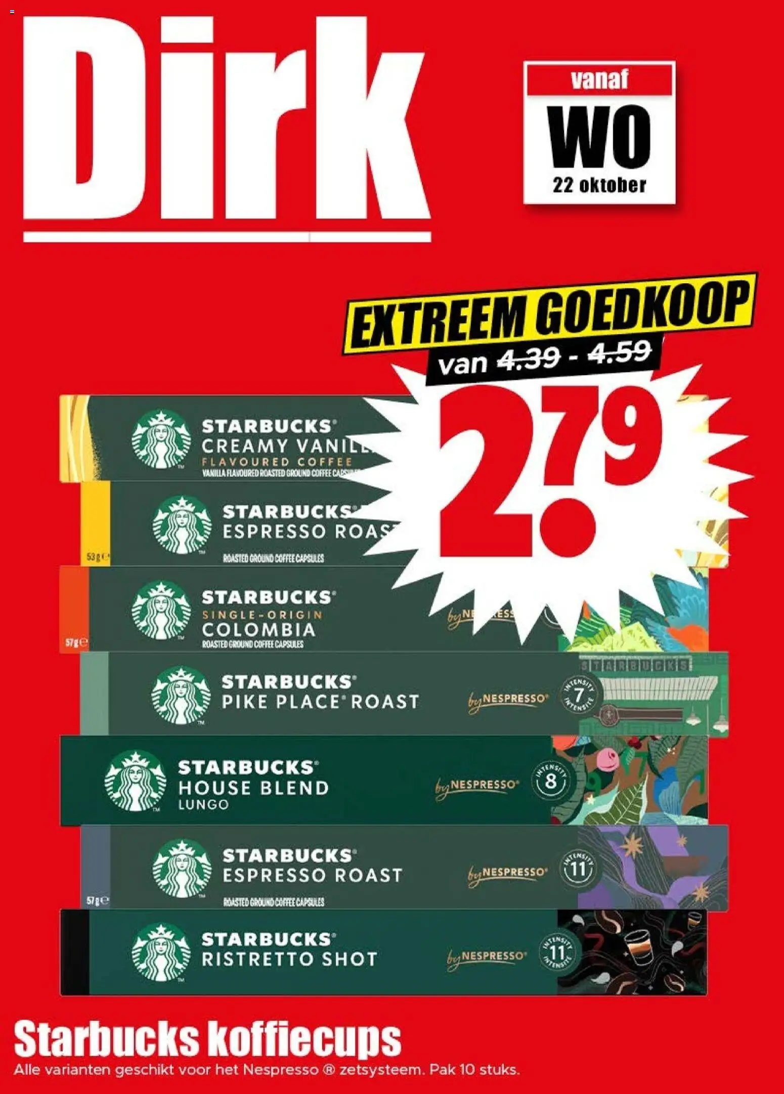 Dirk shop Folder week 43 geldig vanaf 22-10-2025 - Paginanummer 1