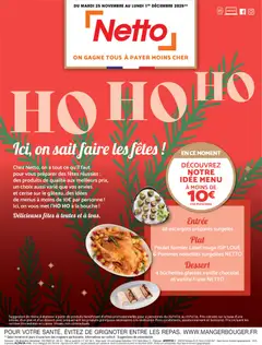 Prévisualisation de Menu Festif du magasin Netto formulaire valide 25/11/2025