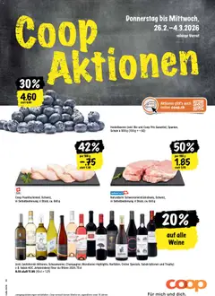 Vorschau des Merkblatts Aktionen vom Shop Coop gültig von 26.02.2026 bis 04.03.2026