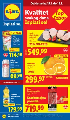 Pregled Lidl kataloga - važi od 15.01.2026