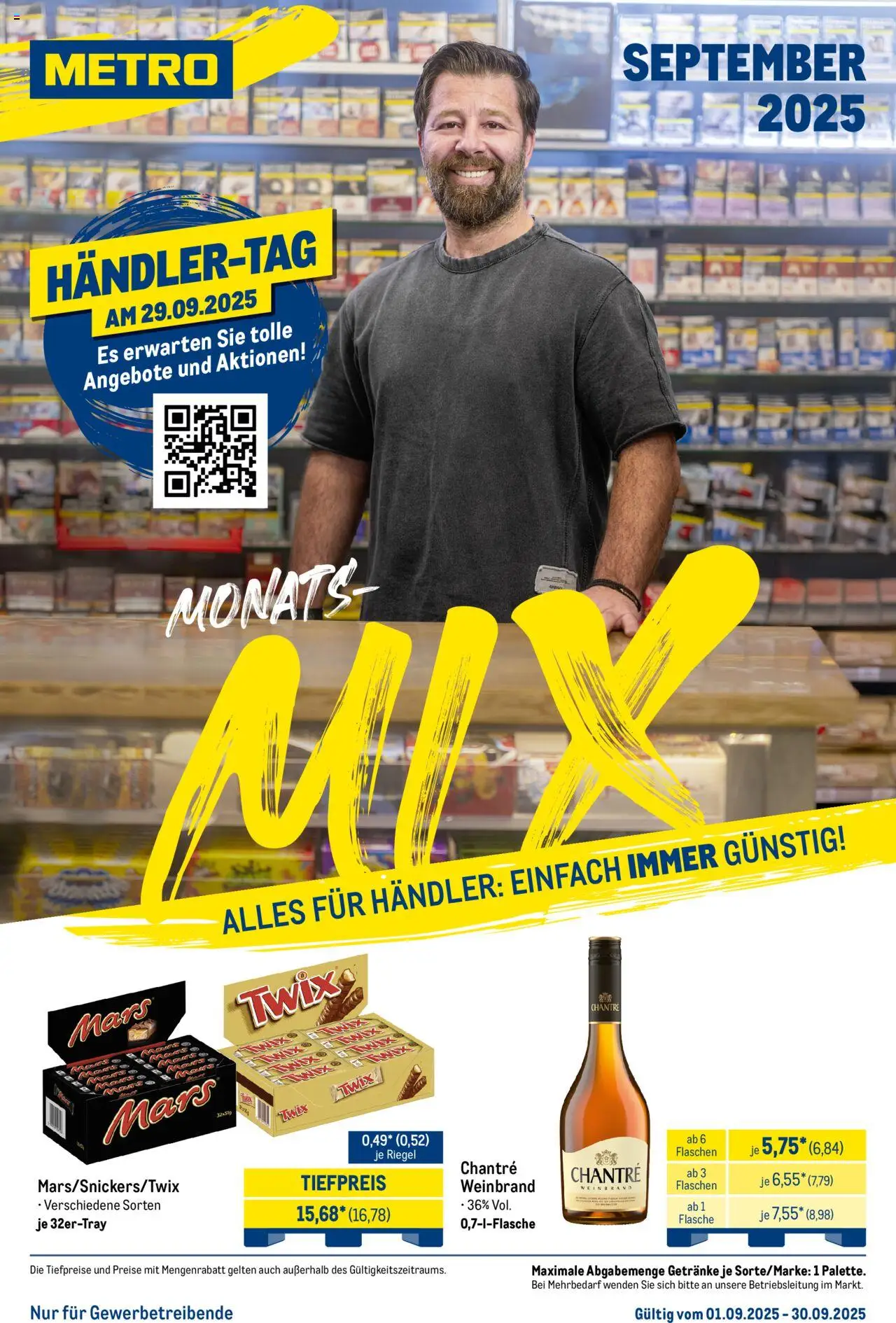 Metro Prospekt ab 01.09.2025 - Monats-Mix