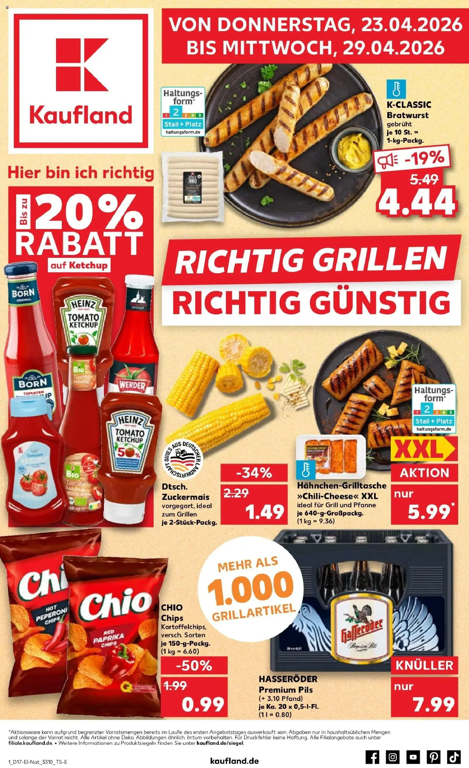 Vorschau von dem Prospekt des Geschäftes Kaufland, gültig ab dem 22.04.2026
