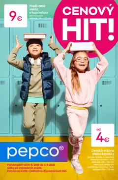 Náhľad Pepco letáku platného od 21.08.2025