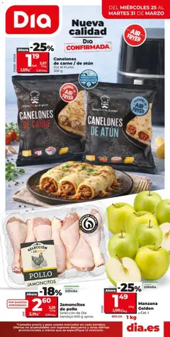 Vista previa del folleto de la tienda Dia válido desde el 25/03/2026 