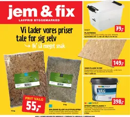 Eksempel på tilbudsavis Tilbudsavis fra butik Jem & fix gyldig fra 01/02/2026