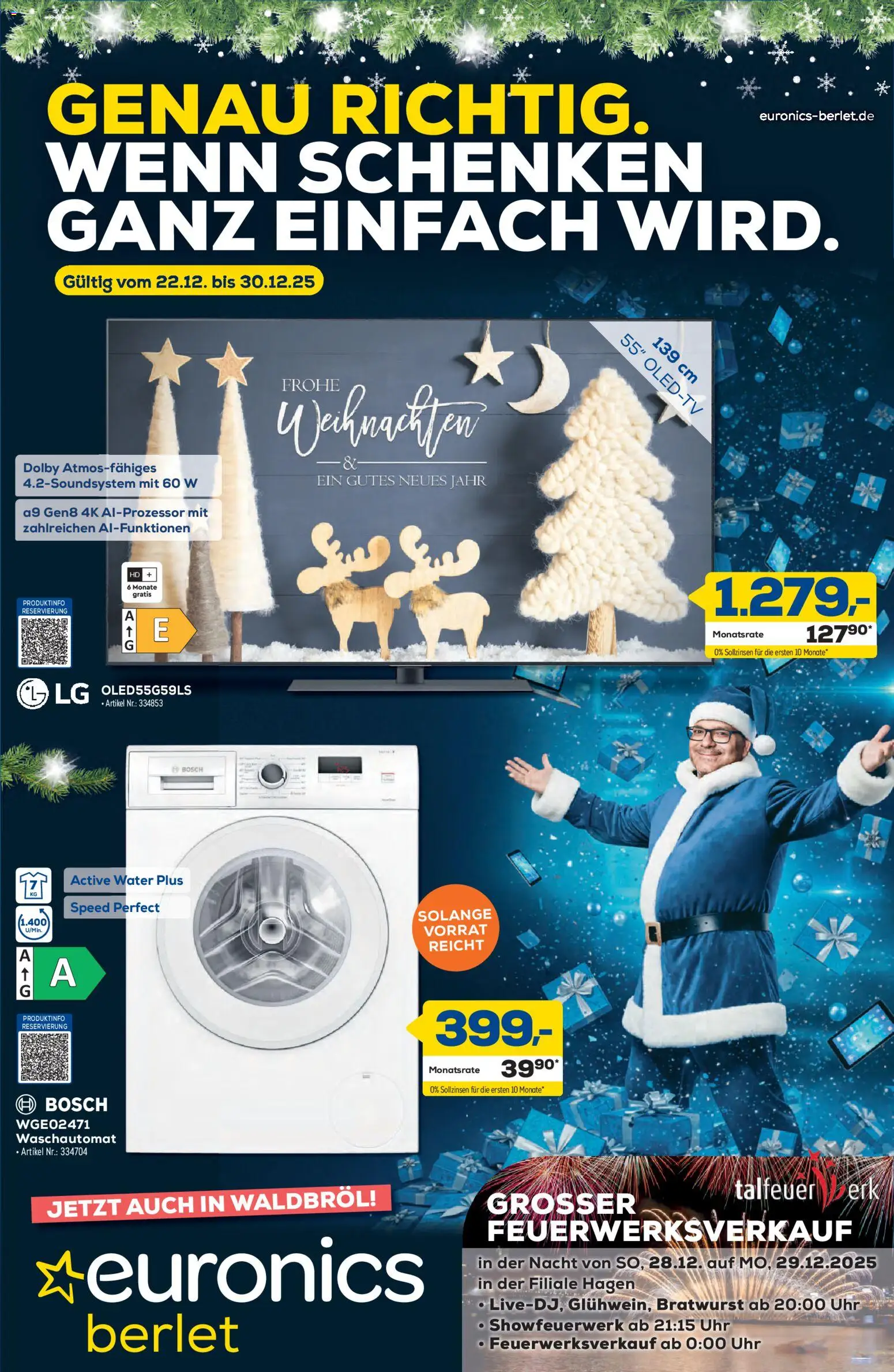 Vorschau von dem Prospekt des Geschäftes Euronics, gültig ab dem 22.12.2025