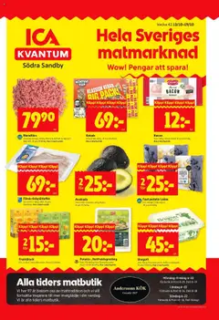 Förhandsgranska reklamblad Södra Sandby från butik ICA Kvantum gäller från 13/10/2025