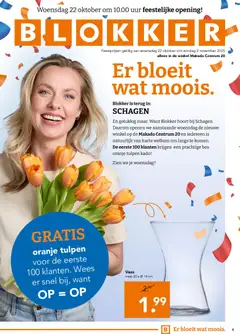 Voorbeeld van Openingsfolder Shagen van winkel Blokker geldig vanaf 22-10-2025