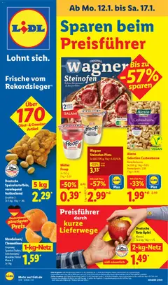 Vorschau von dem Prospekt des Geschäftes Lidl, gültig ab dem 12.01.2026