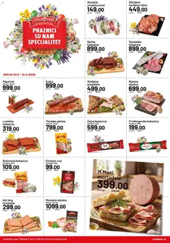 Pregled Matijevic kataloga - važi od 30.03.2026