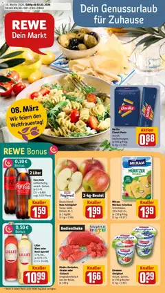 Vorschau von dem Prospekt des Geschäftes Rewe, gültig ab dem 01.03.2026