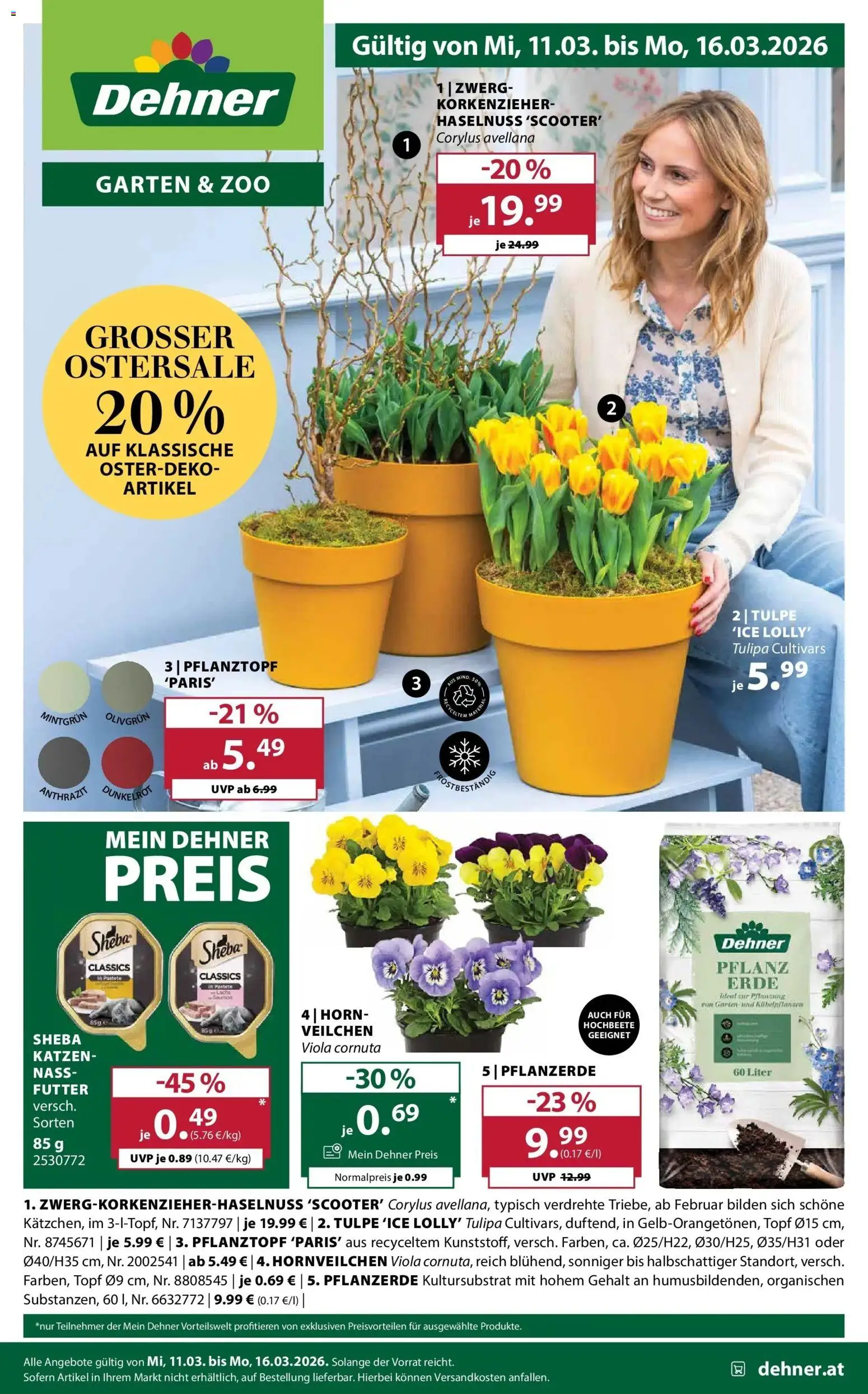Vorschau der Angebote: Dehner Dehner Garten & Zoo gültig ab 11.03.2026 - Pastete