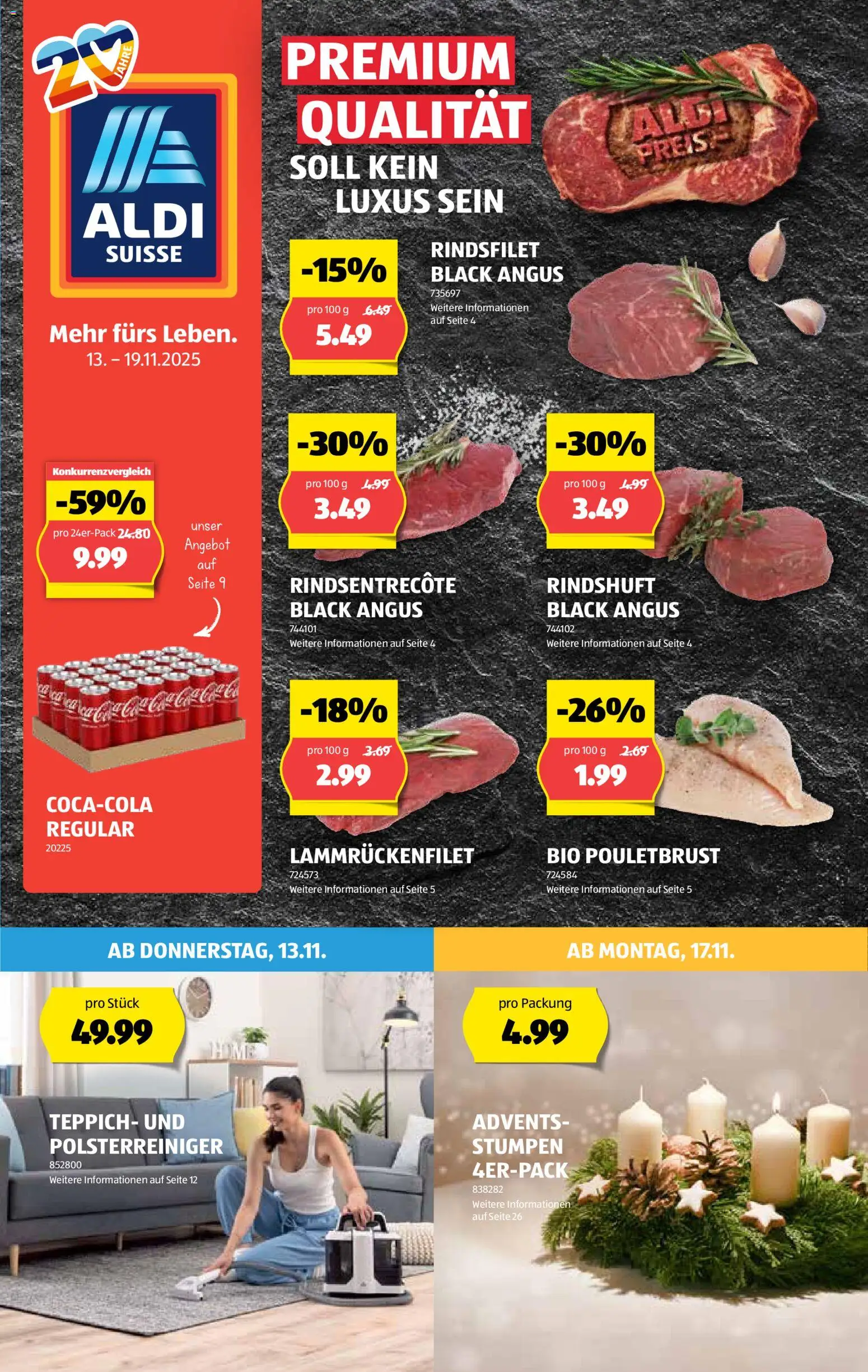 Vorschau des Merkblatts Aktionen vom Shop Aldi gültig von 13.11.2025 bis 19.11.2025