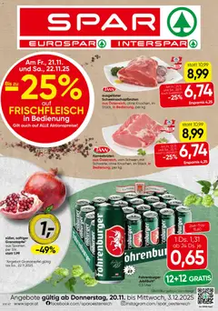 Vorschau der Angebote: Spar Vorarlberg gültig ab 20.11.2025