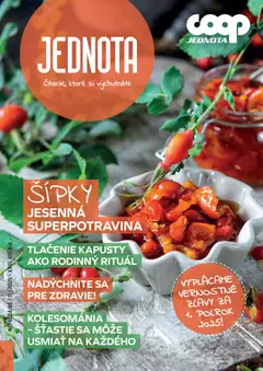 Náhľad COOP Jednota letáku platného od 01.11.2025