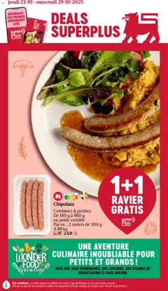 Prévisualisation de Folder de la semaine 43 du magasin Delhaize formulaire valide 23/10/2025