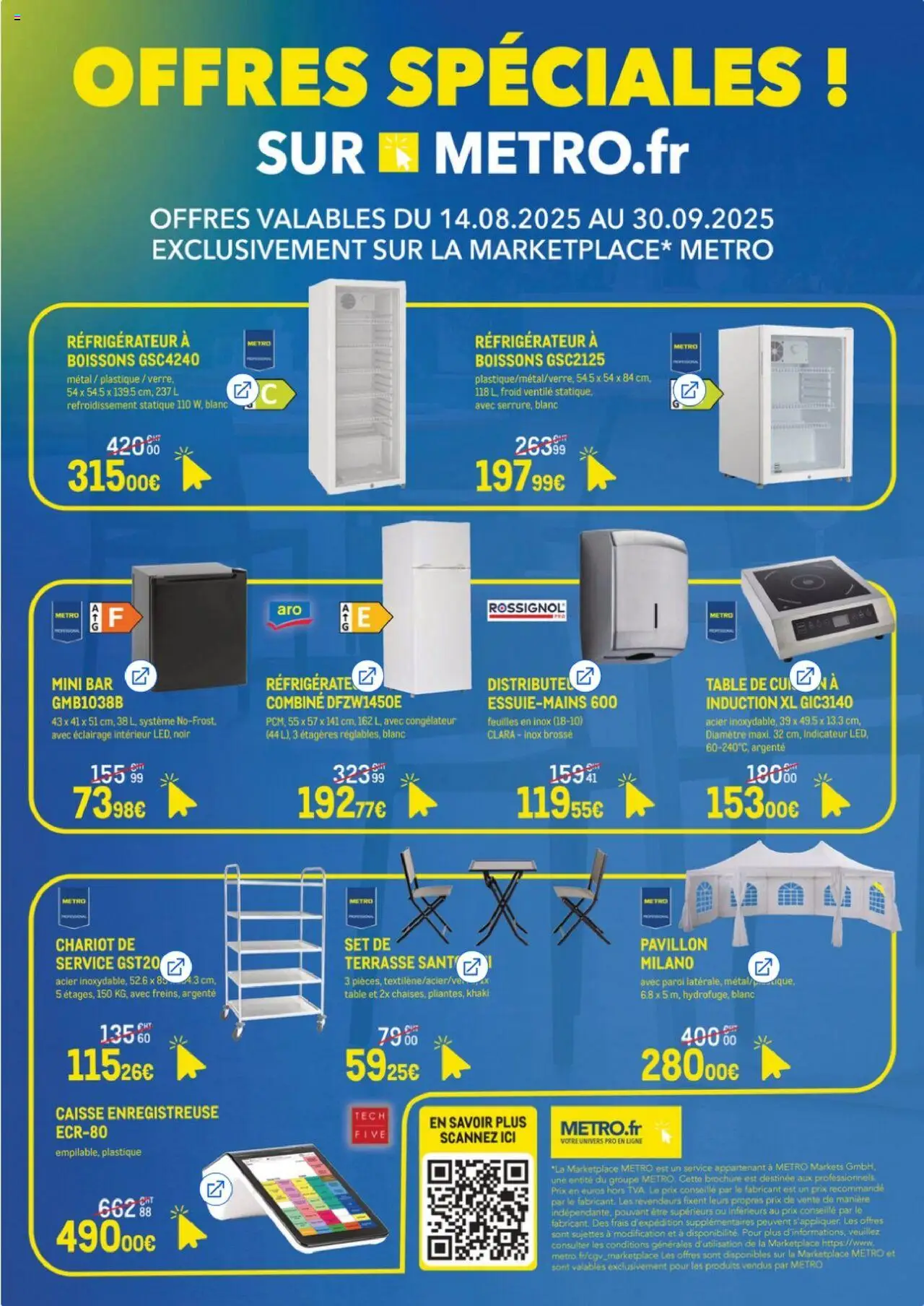 Offres Spéciales - Exclusivités Marketplace de la boutique METRO valable du 14/08/2025 - Page numéro 1