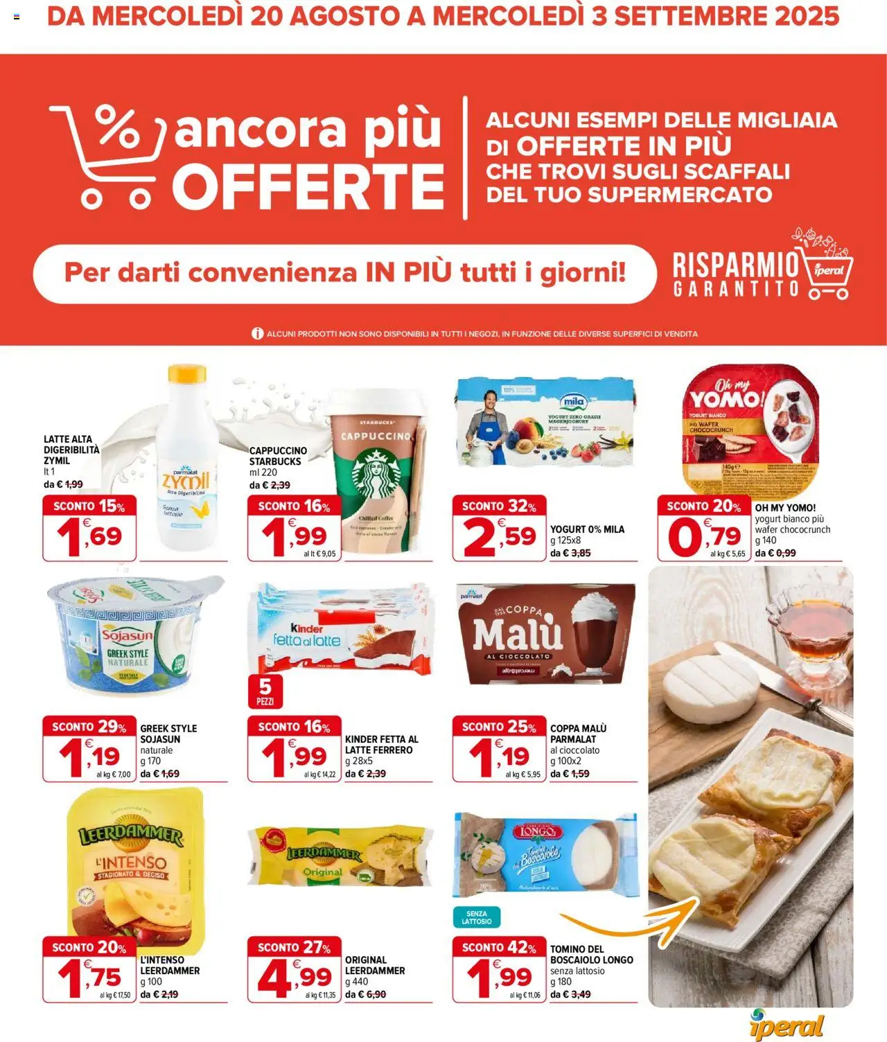 Volantino Iperal valido da 20/08/2025 numero di pagina 1