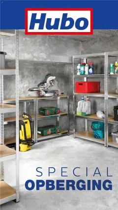 Voorbeeld van Opberging catalogus van winkel Hubo geldig vanaf 01/01/2025