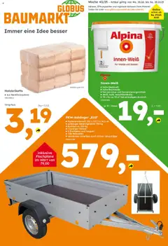 Vorschau von dem Prospekt des Geschäftes Globus Baumarkt, gültig ab dem 20.10.2025