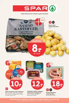 Eksempel på tilbudsavis Tilbudsavis fra butik Spar gyldig fra 22/08/2025