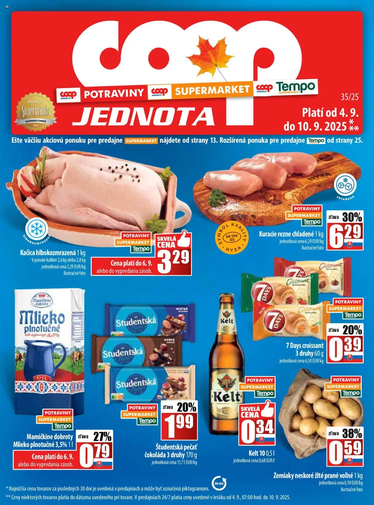 COOP Jednota leták od 04.09.2025 > Akčná ponuka online