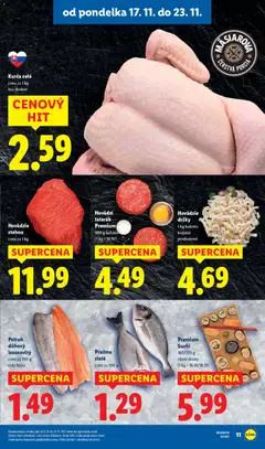 Náhľad Lidl letáku platného od 17.11.2025 | Strana: 11