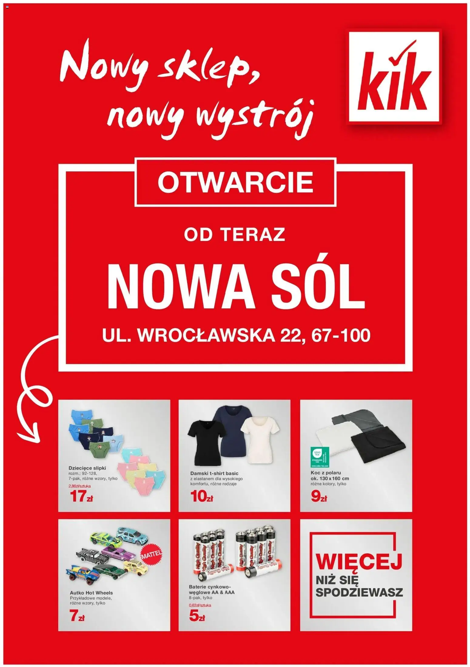 Pogląd gazetki "Nowa Sól" ze sklepu Kik ważnej od 14.11.2025