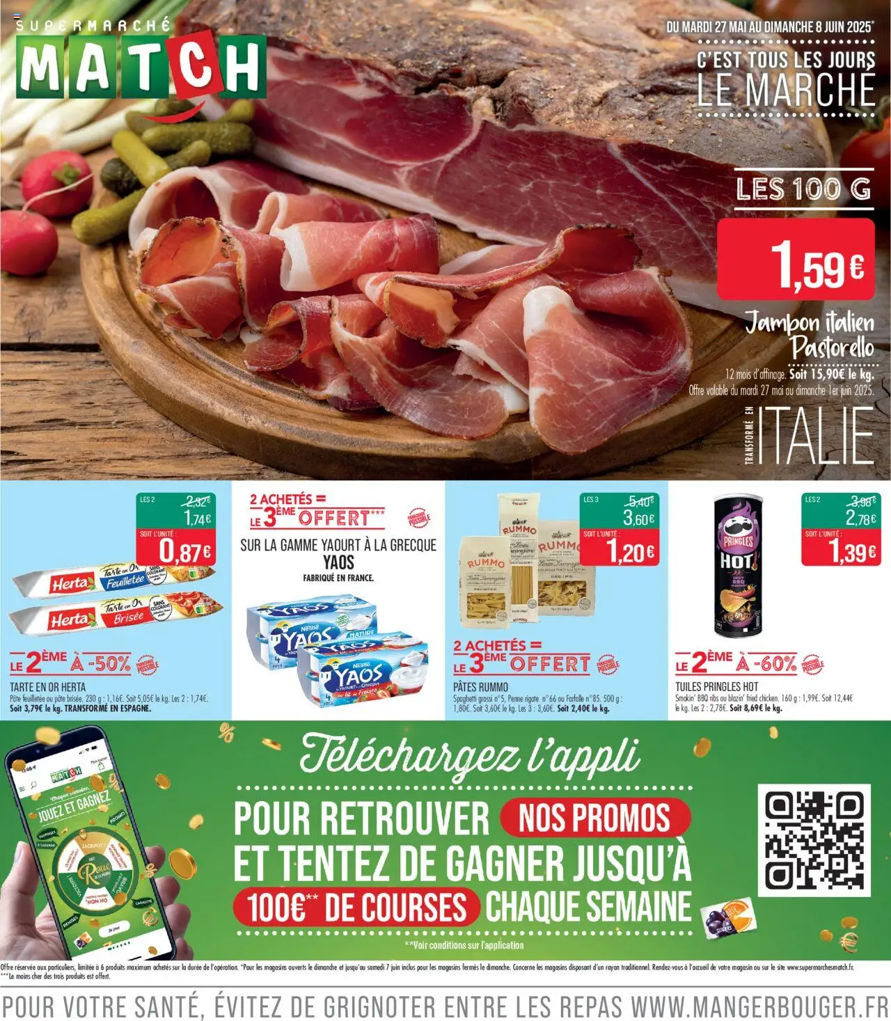 Catalogue de la boutique Match Supermarché valable du 27/05/2025 - Page numéro 1