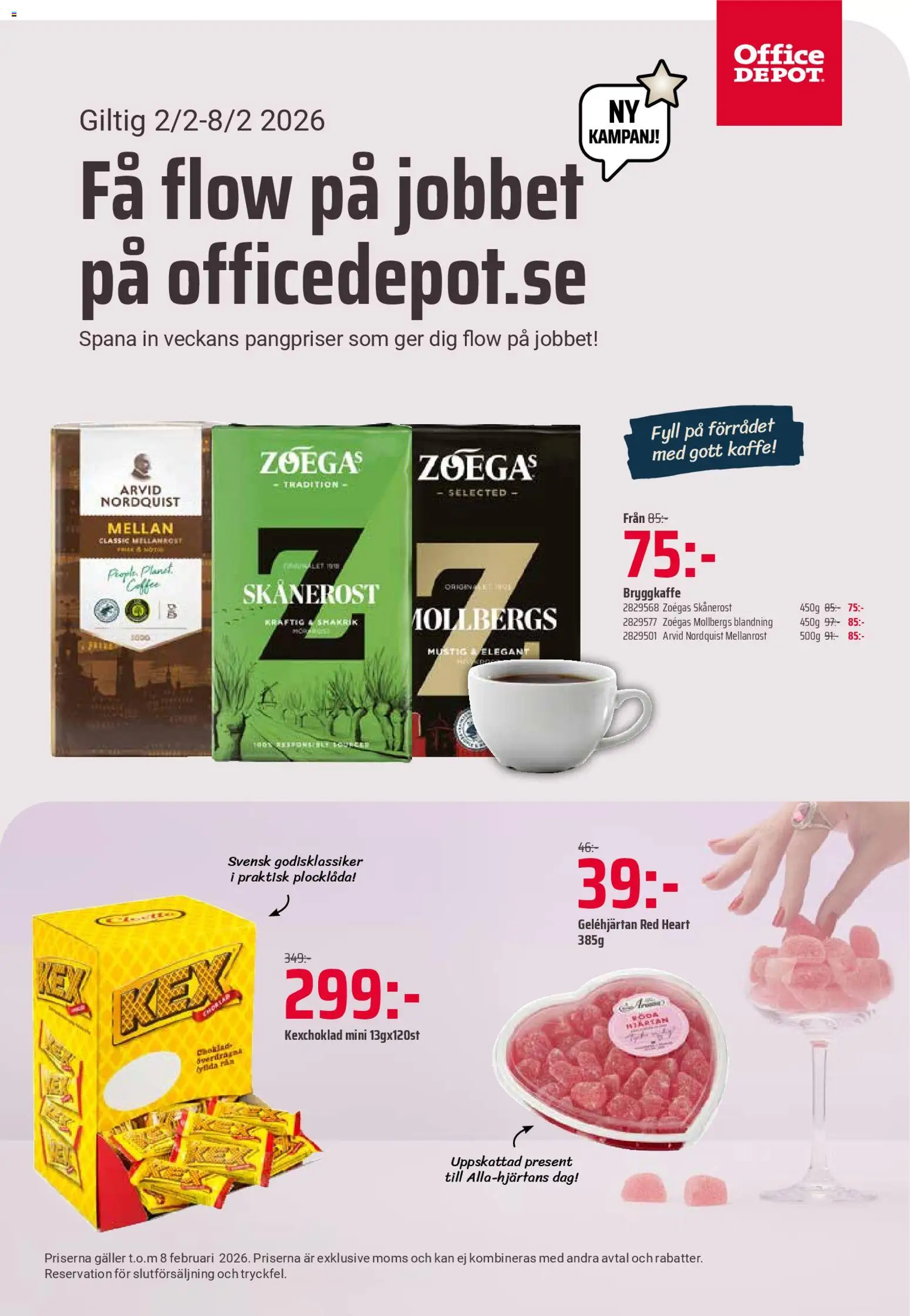 Förhandsgranska reklamblad Aktuella reklamblad Office Depot från butik Office Depot gäller från 02/02/2026