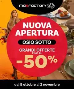 Anteprima dell'opuscolo Attuale volantino dal negozio Max Factory valido da 09/10/2025