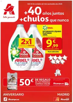 Vista previa del folleto de la tienda Alcampo válido desde el 23/10/2025 